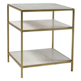 Brontëe Brass Sidetable