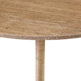 Poe Travertine Table