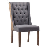 Burns Linen Dining Chair