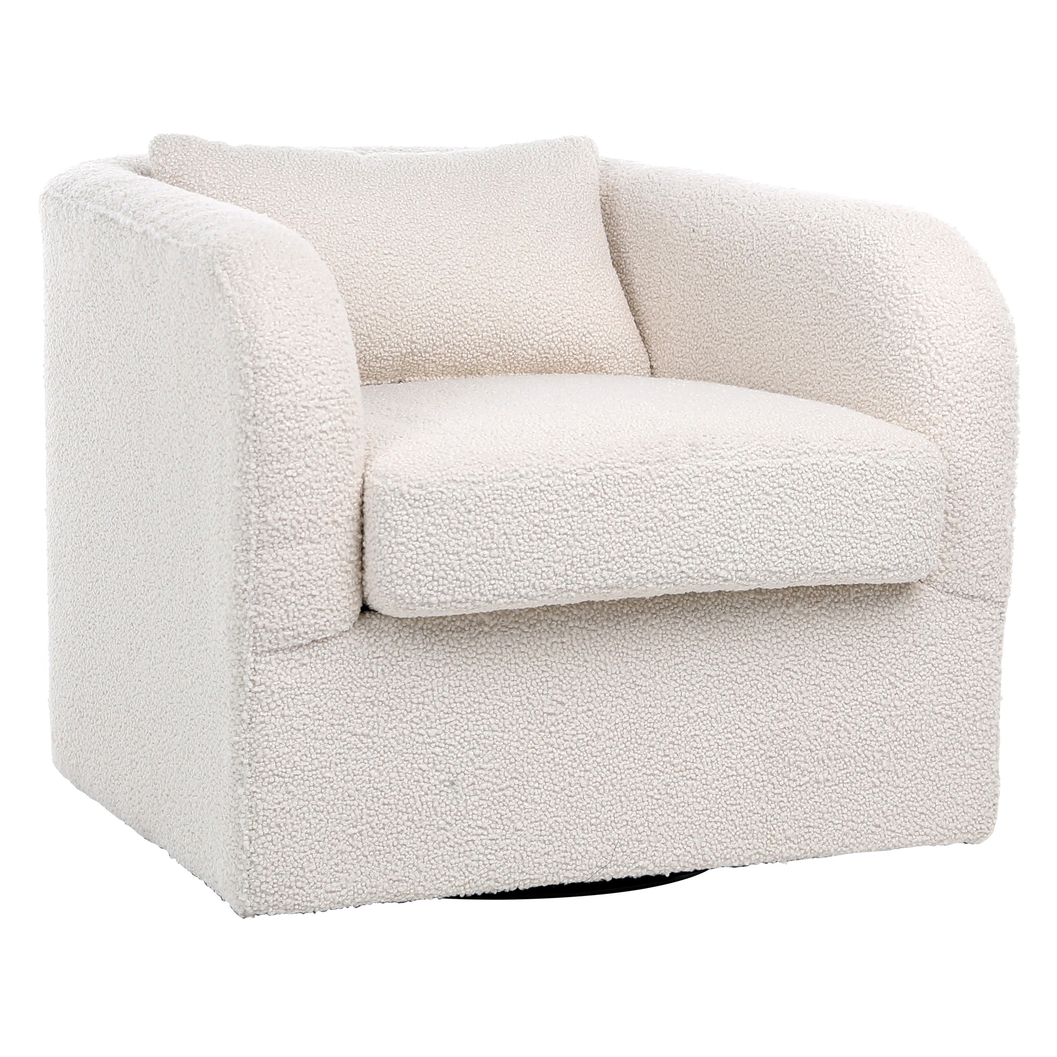 Hubbard Boucle Swivel Chair