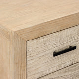 Lowry Double Drawer Nightstand