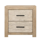 Lowry Double Drawer Nightstand