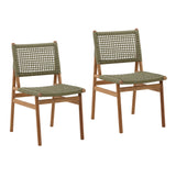 Kidd Outdoor Teak Dining Chair Set