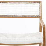 Shaffer Teak Occasional Chair - White