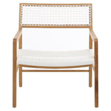 Shaffer Teak Occasional Chair - White