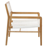 Shaffer Teak Occasional Chair - White