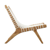 Park Teak Occasional Chair - White