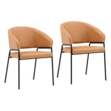 Greene Dining Chair Set - Camel
