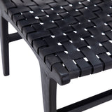 Patchett Leather Dining Chair Black