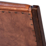 King Leather Occasional Chair