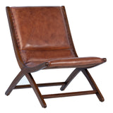 King Leather Occasional Chair