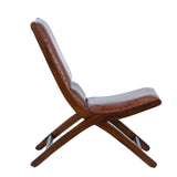 King Leather Occasional Chair