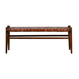 Koontz Leather Bench