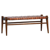 Koontz Leather Bench