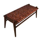 Koontz Leather Bench