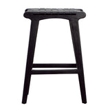 Chandler Teak Backless Counterstool