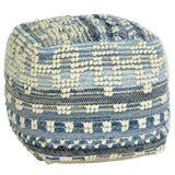 Carey Handwoven Pouf