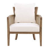 Desai Oak Occasional Chair