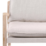Badiou Oak Upholstered Chair