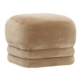 Goethe Velvet Ottoman