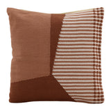 Beardsley  Handwoven Pillow Rust