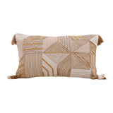 Lionni Embroidered Pillow Mustard