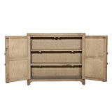 Beckett Pine Media Stand