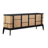 Zhimo Rattan Media Stand