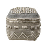 Amanpour Handwoven Pouf