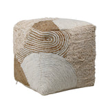 Sullivan Handwoven Pouf
