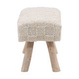 Stahl Handwoven Bench