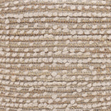 Franzen Handwoven Pouf Ivory
