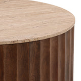 Burges Tavertine Coffee Table