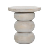 Rousseau End Table White