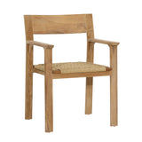 Voltaire Teak Outdoor Dining Chair NaNa