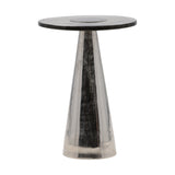 Bourdieu Aluminum End Table Silver Large