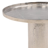 Laozi Aluminum Side Table Silver