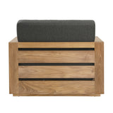 Jefferson Outdoor Sofa Chair Charcoal