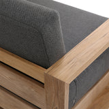 Jefferson Outdoor Sofa Chair Charcoal