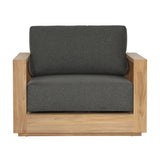 Jefferson Outdoor Sofa Chair Charcoal