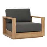 Jefferson Outdoor Sofa Chair Charcoal