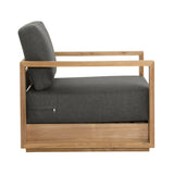 Jefferson Outdoor Sofa Chair Charcoal