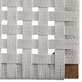Pascal Teak Outdoor Dining Chair White