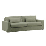 Gadamer linen Sofa Slipcover Forest