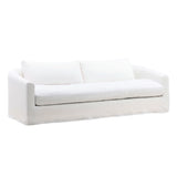 Negri linen Sofa Slipcover White