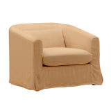 Dahl linen Sofa Chair Slipcover Wheat