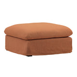 Stein linen Ottoman Slipcover Sienna