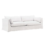 Shapiro linen Sofa Slipcover White