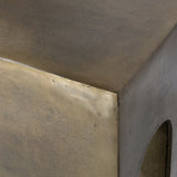 Moretti Aluminum Console Table