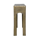 Moretti Aluminum Console Table